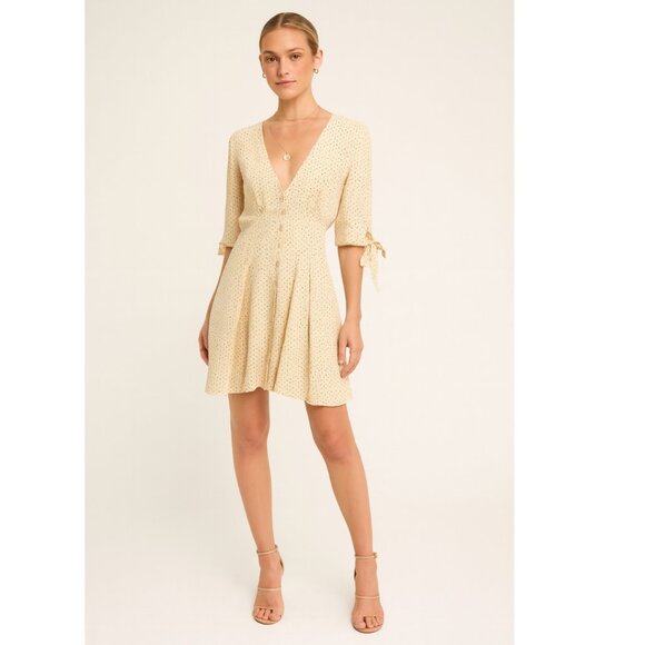 Faithfull the Brand Birgit Mini Dress 8 NEW - Picture 1 of 9